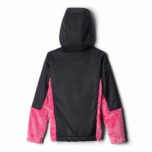 Columbia Fire Side™ Sherpa Hybrid Full Zip Jacka Flickor Rosa/Svarta (AFPJG5912)